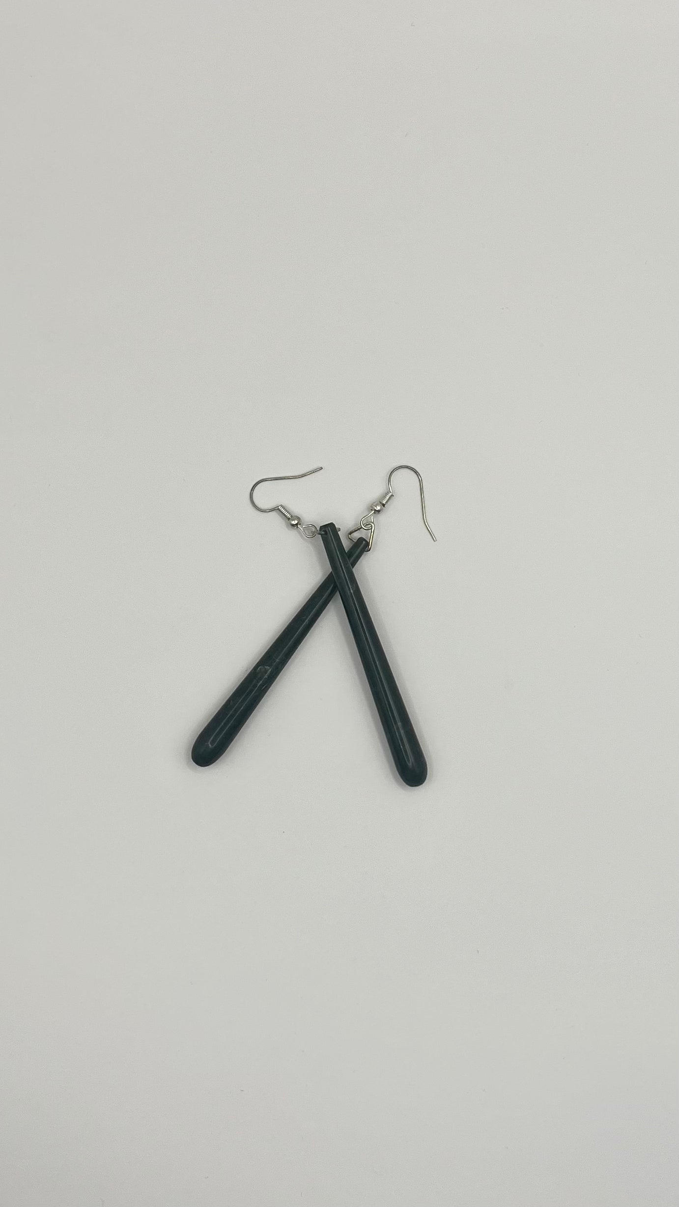 Long Pounamu earrings