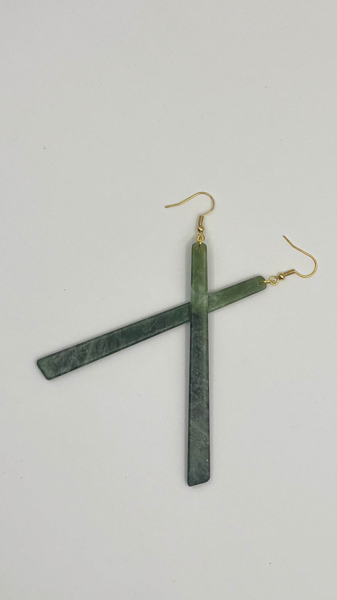 XL Pounamu earrings
