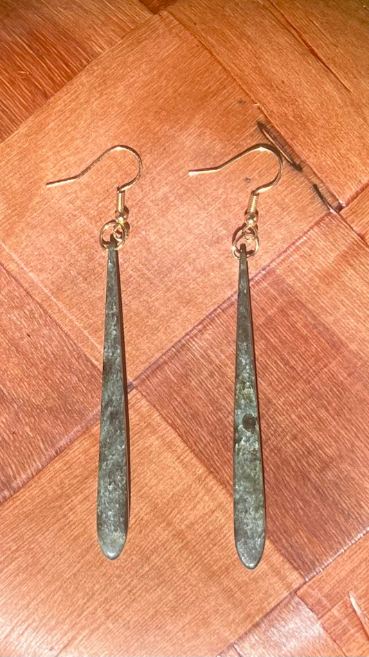 Medium Pounamu Earrings