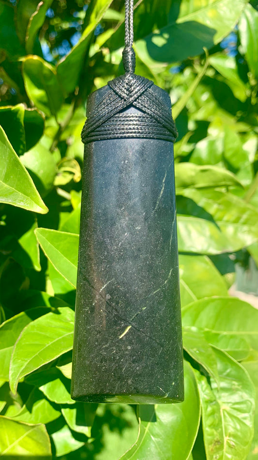 XL Black Pounamu Toki
