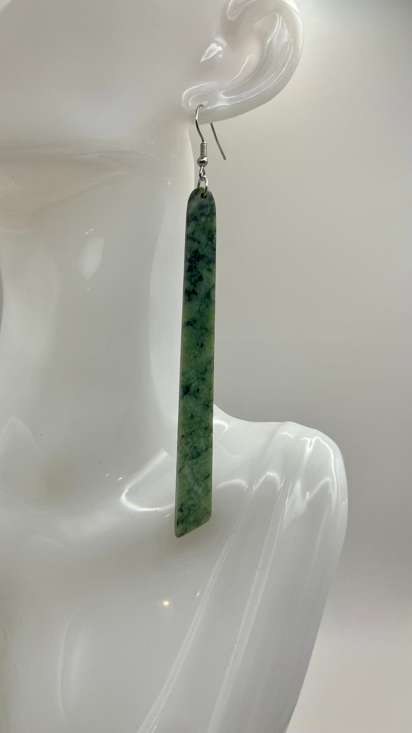 XL Pounamu earrings