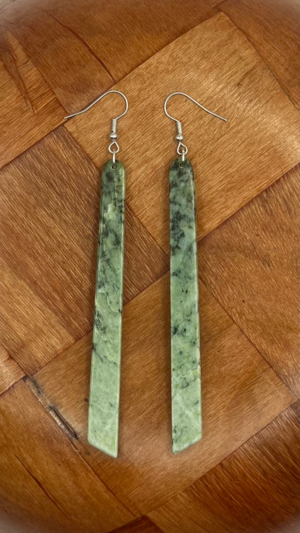 XL Pounamu earrings
